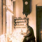 Prof M.W. Beijerinck in his laboratory